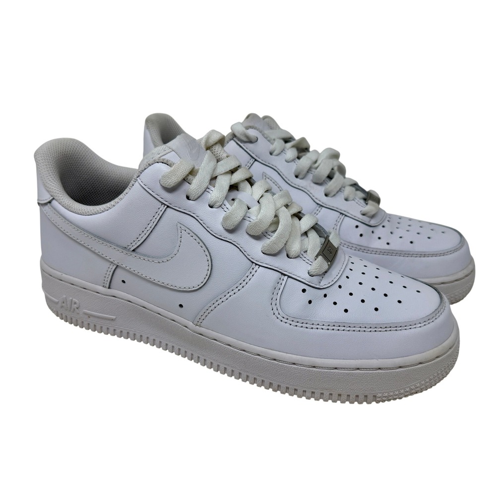 Nike Air Force 1 '07 Women's 9.5 White Low Top Sneakers DD8959-100 - Picture 8 of 16